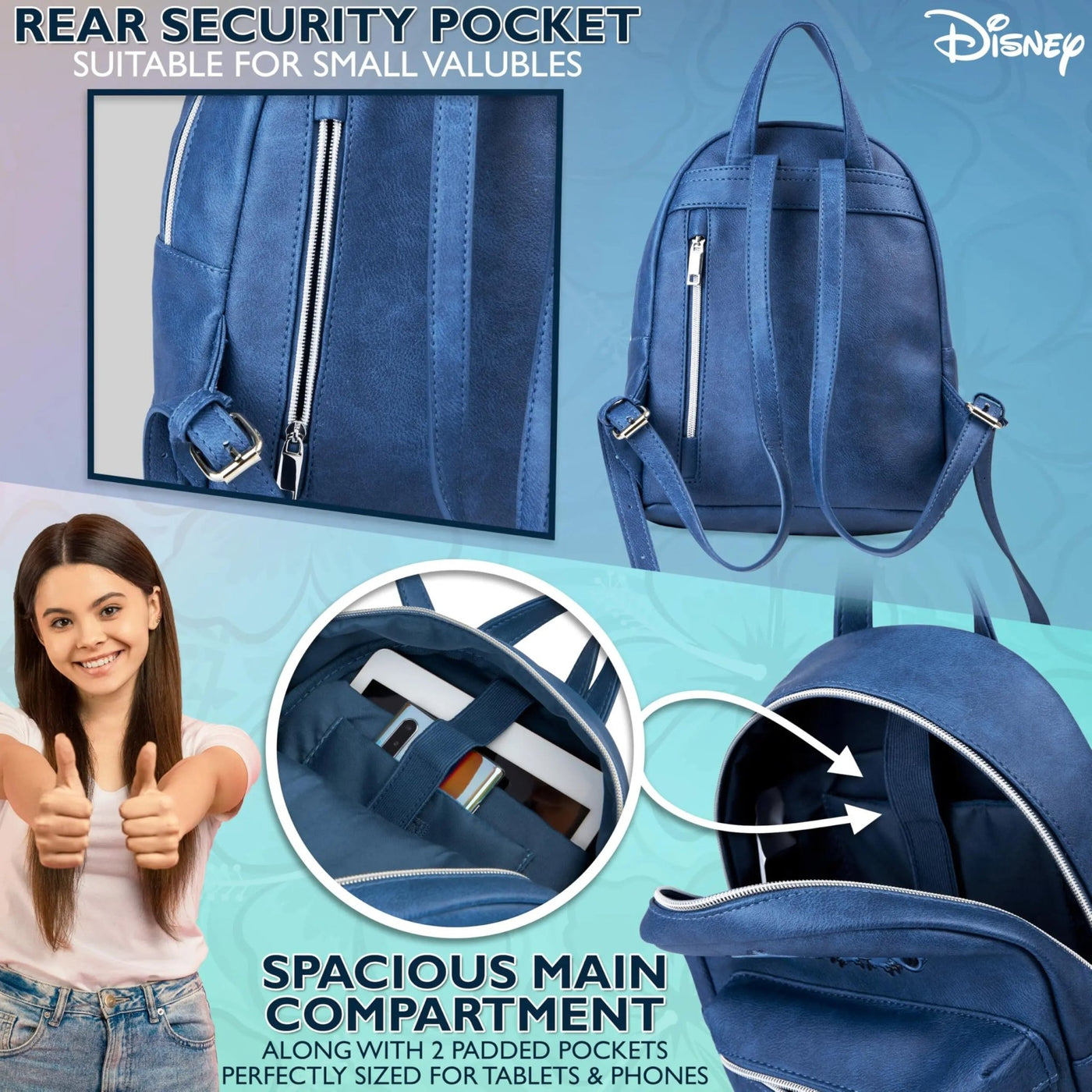 Disney Stitch Backpack for Girls Teens Women with Double Straps Daypack Backpacks for School Travel Trip Park Gifts for Girls (Multi Jack & Sally) - Backdrop BlissDisney Stitch Backpack for Girls Teens Women with Double Straps Daypack Backpacks for School Travel Trip Park Gifts for Girls (Multi Jack & Sally)