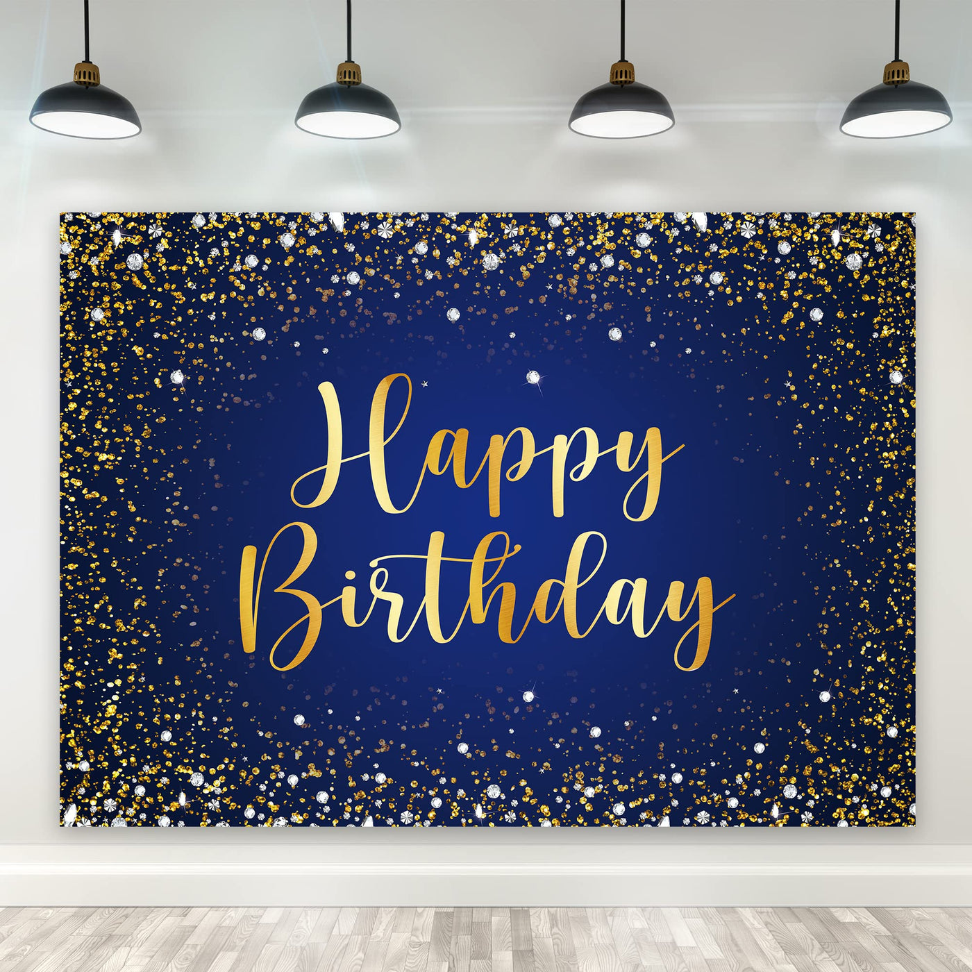 Riyidecor Royal Navy Blue Silver Happy Birthday Backdrop Party Decorations for Men Boys 7Wx5H Feet Polyester Fabric Balloon Diamond Sparkle Bday Photography Background Decor Banner Studio Photo Shoot - Backdrop BlissRiyidecor Royal Navy Blue Silver Happy Birthday Backdrop Party Decorations for Men Boys 7Wx5H Feet Polyester Fabric Balloon Diamond Sparkle Bday Photography Background Decor Banner Studio Photo Shoot