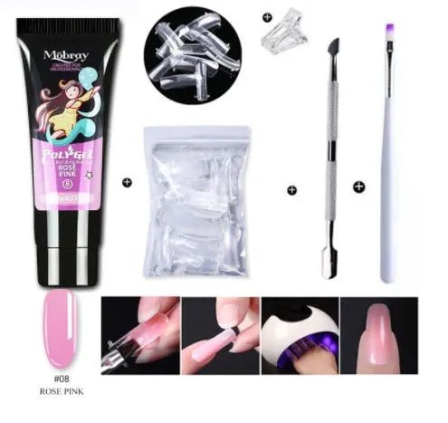 Nail Art Crystal Extension Tool Quickly Extend Crystal Model Gel - Backdrop BlissNail Art Crystal Extension Tool Quickly Extend Crystal Model Gel