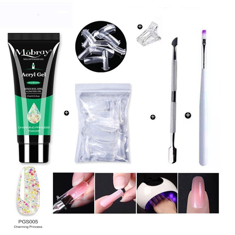 Nail Beauty Crystal Extended Glue Tool Set - Backdrop BlissNail Beauty Crystal Extended Glue Tool Set