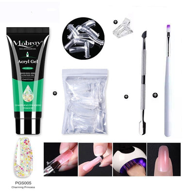 Nail Beauty Crystal Extended Glue Tool Set - Backdrop BlissNail Beauty Crystal Extended Glue Tool Set