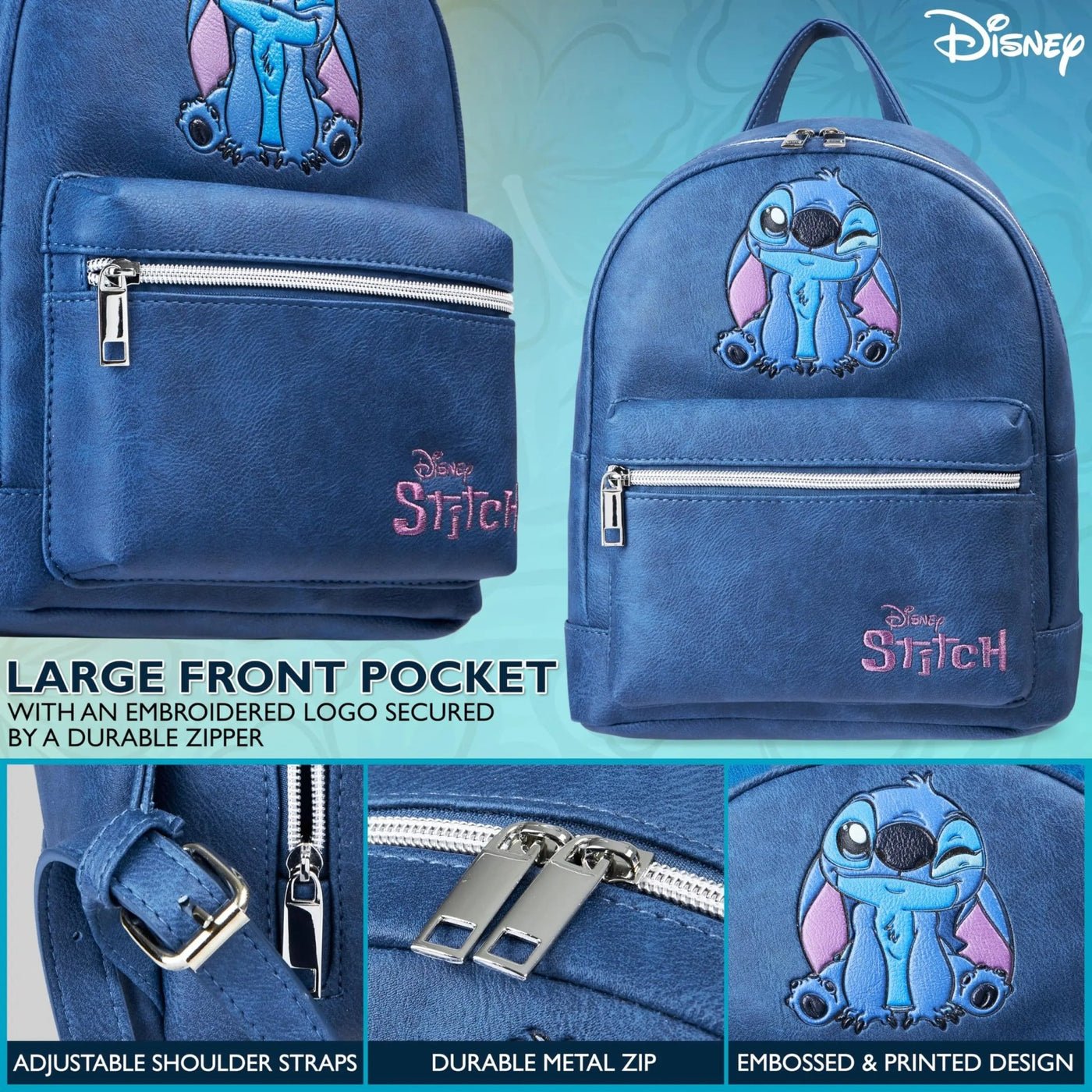 Disney Stitch Backpack for Girls Teens Women with Double Straps Daypack Backpacks for School Travel Trip Park Gifts for Girls (Multi Jack & Sally) - Backdrop BlissDisney Stitch Backpack for Girls Teens Women with Double Straps Daypack Backpacks for School Travel Trip Park Gifts for Girls (Multi Jack & Sally)
