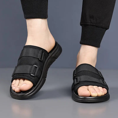 Summer Sandals Outdoor Beach Men's Slippers Backdrop Bliss