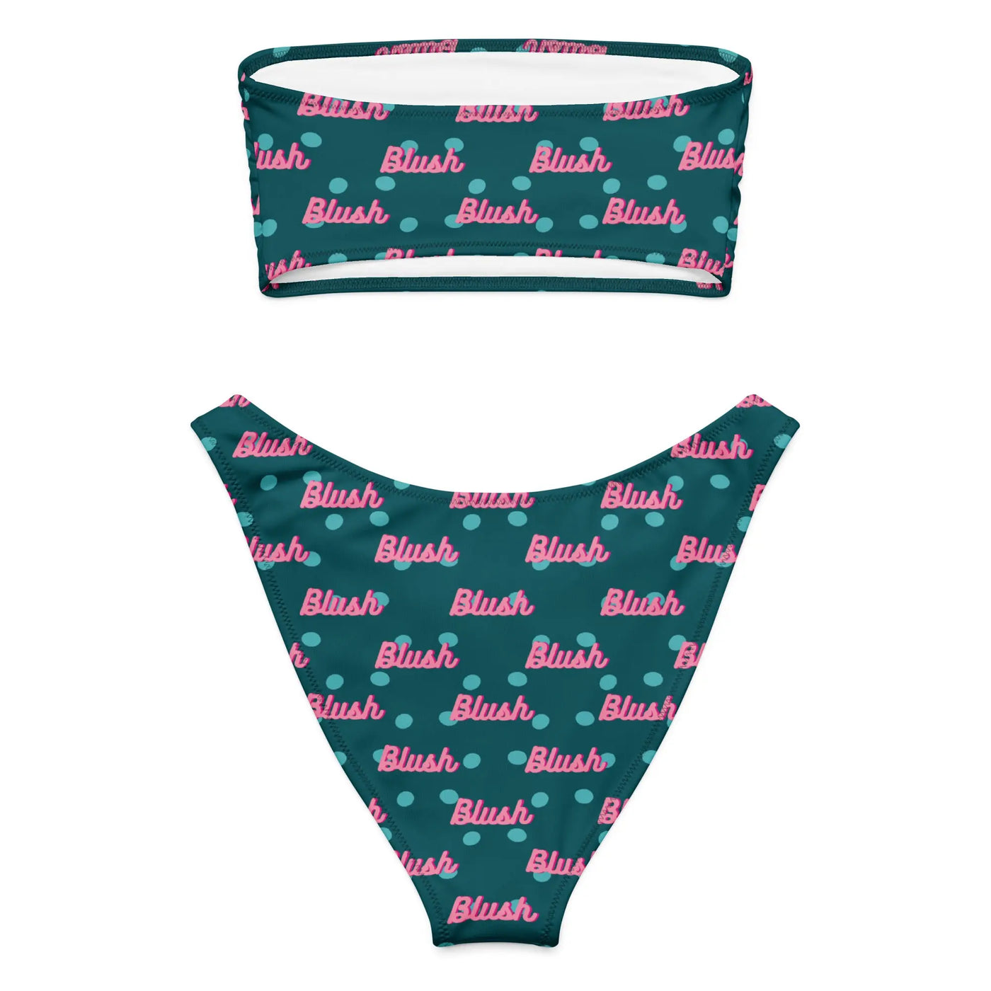 Recycled bandeau bikini - Backdrop BlissRecycled bandeau bikini