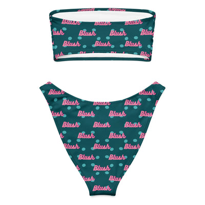 Recycled bandeau bikini - Backdrop BlissRecycled bandeau bikini