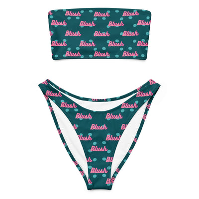 Recycled bandeau bikini - Backdrop BlissRecycled bandeau bikini