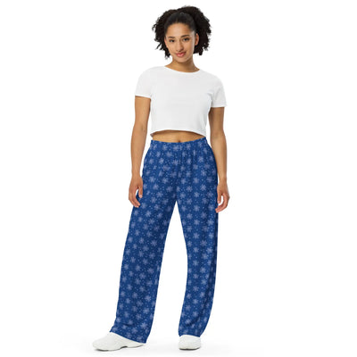 All - over print unisex wide - leg pants - Backdrop BlissAll - over print unisex wide - leg pants