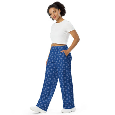 All - over print unisex wide - leg pants - Backdrop BlissAll - over print unisex wide - leg pants