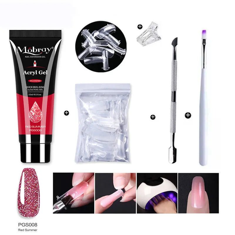 Nail Art Crystal Extension Tool Quickly Extend Crystal Model Gel - Backdrop BlissNail Art Crystal Extension Tool Quickly Extend Crystal Model Gel