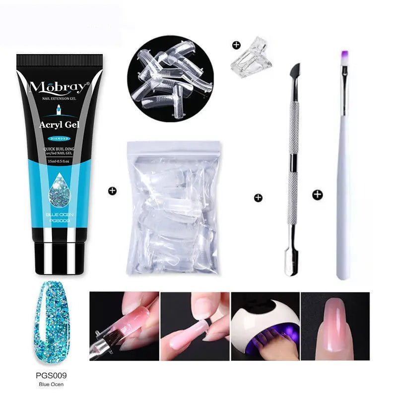 Nail Art Crystal Extension Tool Quickly Extend Crystal Model Gel - Backdrop BlissNail Art Crystal Extension Tool Quickly Extend Crystal Model Gel