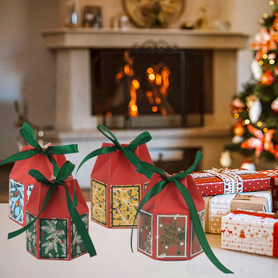 20 Christmas Gift Boxes Backdrop Bliss