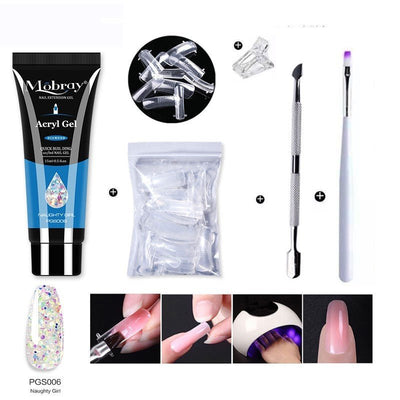 Nail Beauty Crystal Extended Glue Tool Set - Backdrop BlissNail Beauty Crystal Extended Glue Tool Set