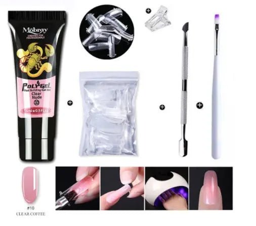 Nail Art Crystal Extension Tool Quickly Extend Crystal Model Gel - Backdrop BlissNail Art Crystal Extension Tool Quickly Extend Crystal Model Gel