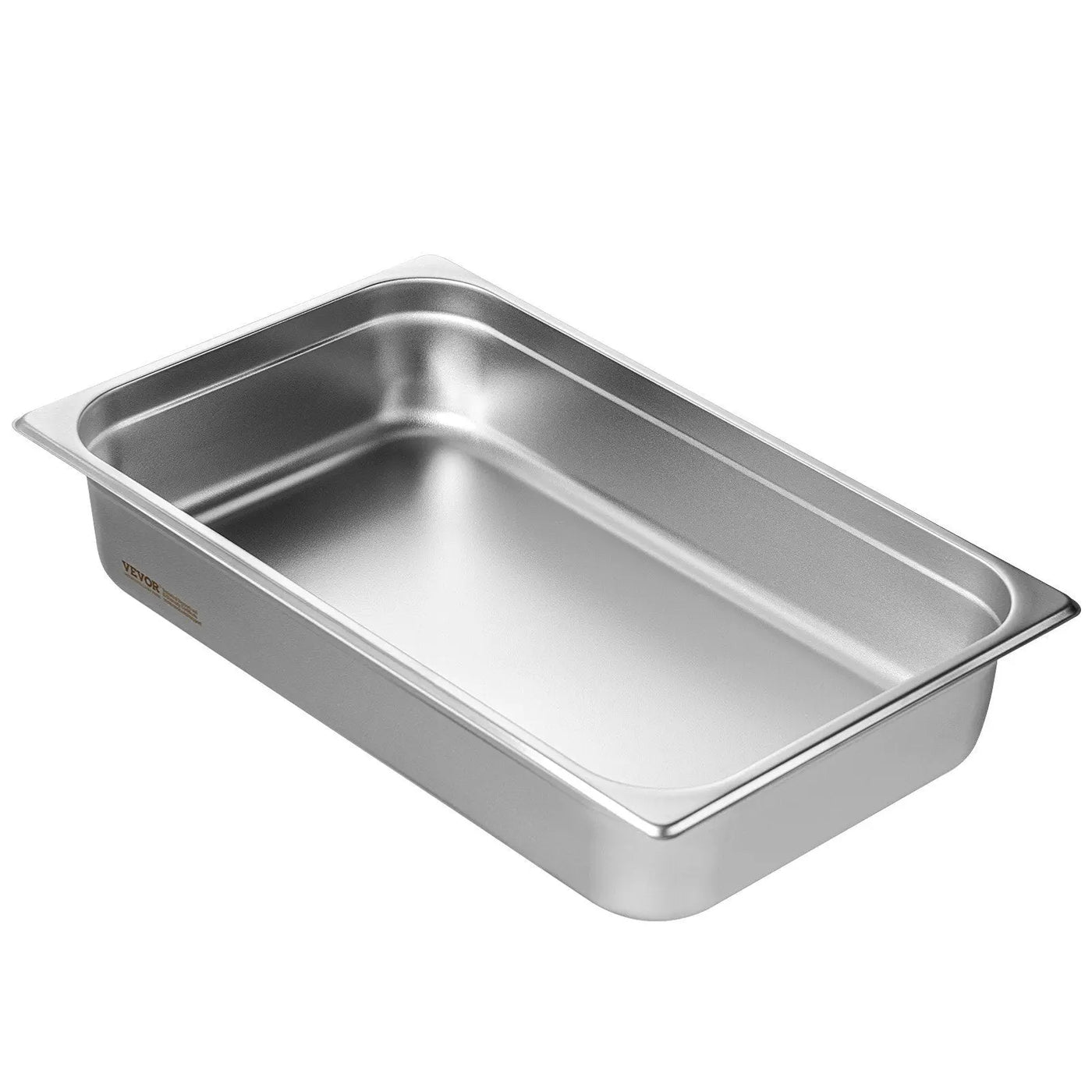 6 Pack Hotel Pans, Full Size Anti-Jam Steam Pan, 0.8mm Thick Stainless Steel Restaurant Steam Table Pan, 4-Inch Deep Commercial Table Pan, Catering Storage Food Pan, For Industrial  Scientific - Backdrop Bliss