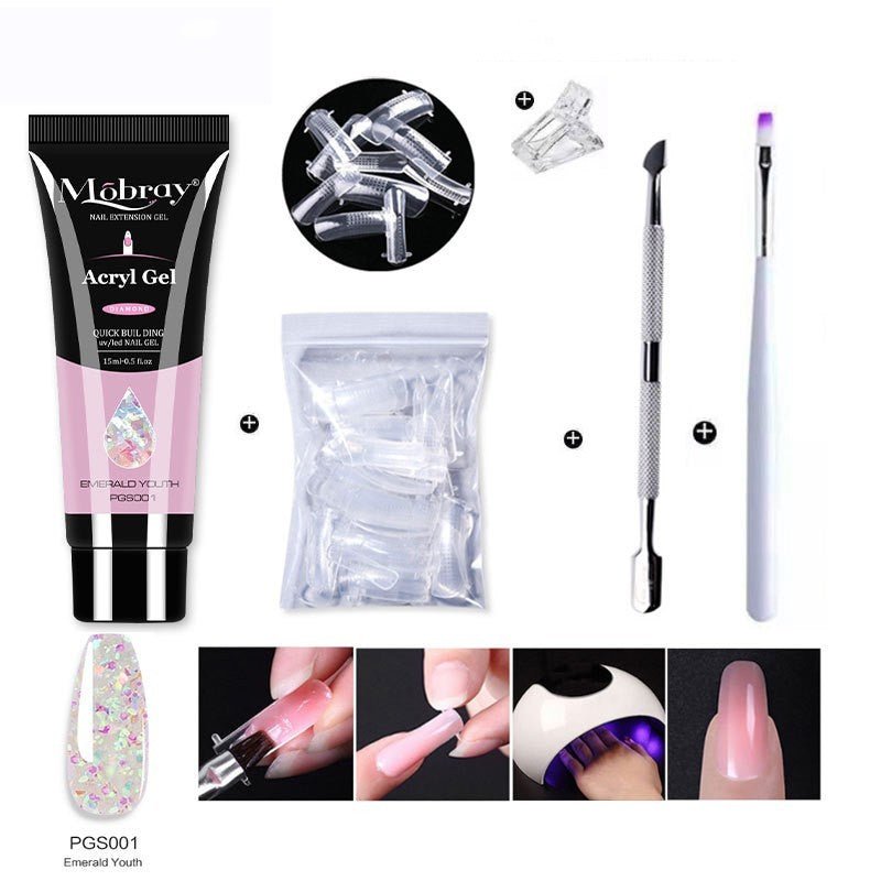 Nail Beauty Crystal Extended Glue Tool Set - Backdrop BlissNail Beauty Crystal Extended Glue Tool Set