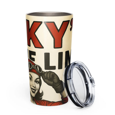 Tapered stainless steel tumbler - Backdrop BlissTapered stainless steel tumbler