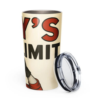 Tapered stainless steel tumbler - Backdrop BlissTapered stainless steel tumbler