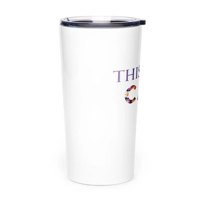 Tapered stainless steel tumbler - Backdrop BlissTapered stainless steel tumbler