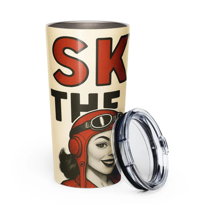 Tapered stainless steel tumbler - Backdrop BlissTapered stainless steel tumbler
