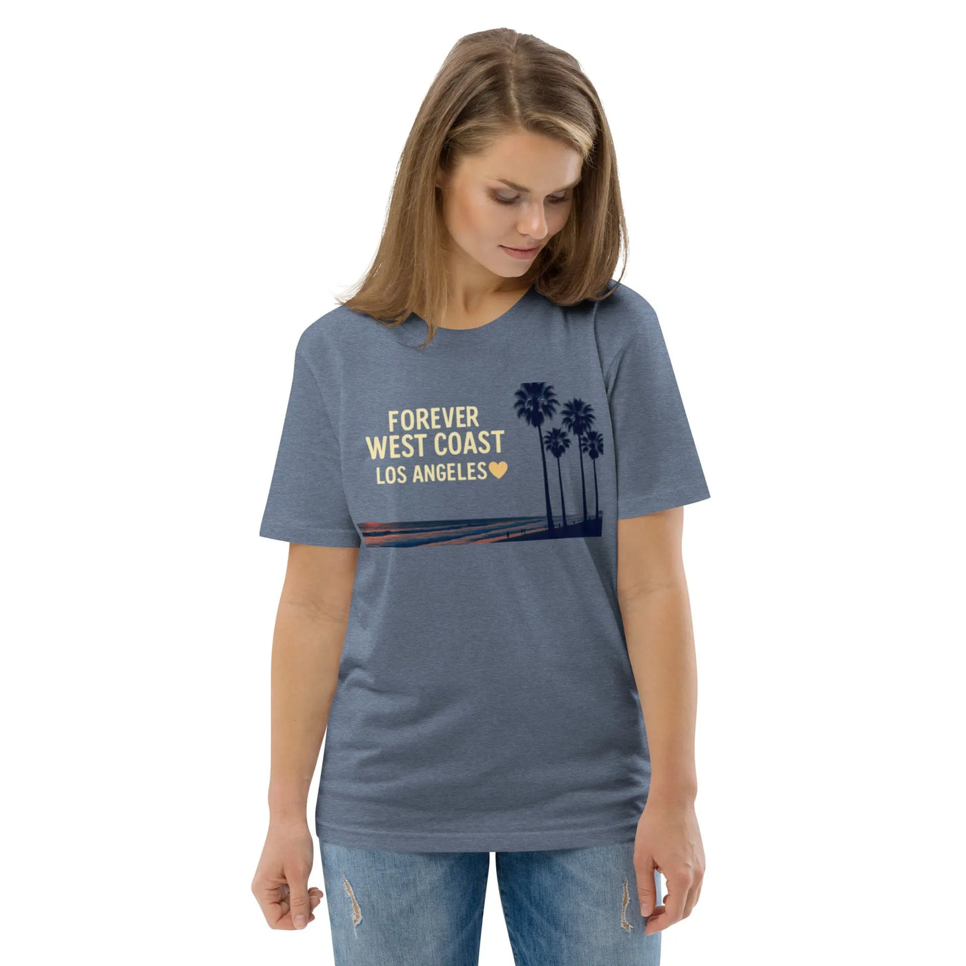 Unisex organic cotton t-shirt - Backdrop BlissUnisex organic cotton t-shirt