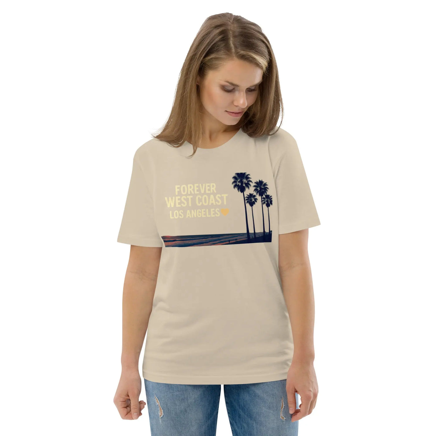 Unisex organic cotton t-shirt - Backdrop BlissUnisex organic cotton t-shirt