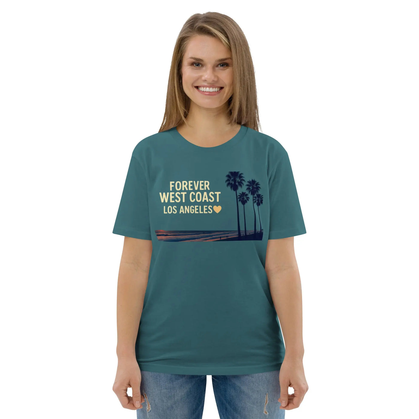 Unisex organic cotton t-shirt - Backdrop BlissUnisex organic cotton t-shirt