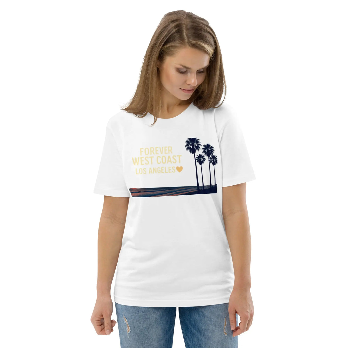 Unisex organic cotton t-shirt - Backdrop BlissUnisex organic cotton t-shirt