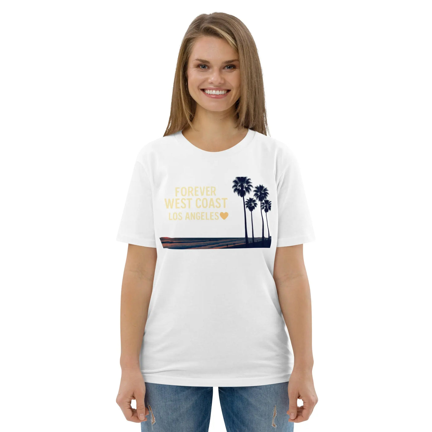 Unisex organic cotton t-shirt - Backdrop BlissUnisex organic cotton t-shirt