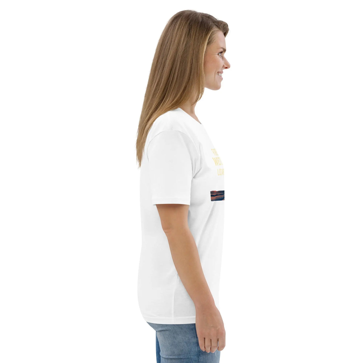 Unisex organic cotton t-shirt - Backdrop BlissUnisex organic cotton t-shirt