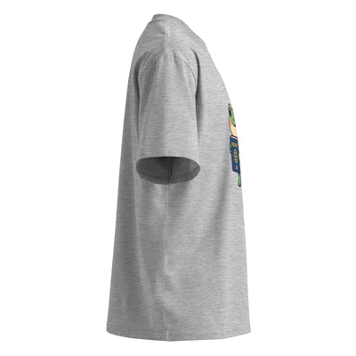 Unisex organic oversized high neck t-shirt - Backdrop BlissUnisex organic oversized high neck t-shirt