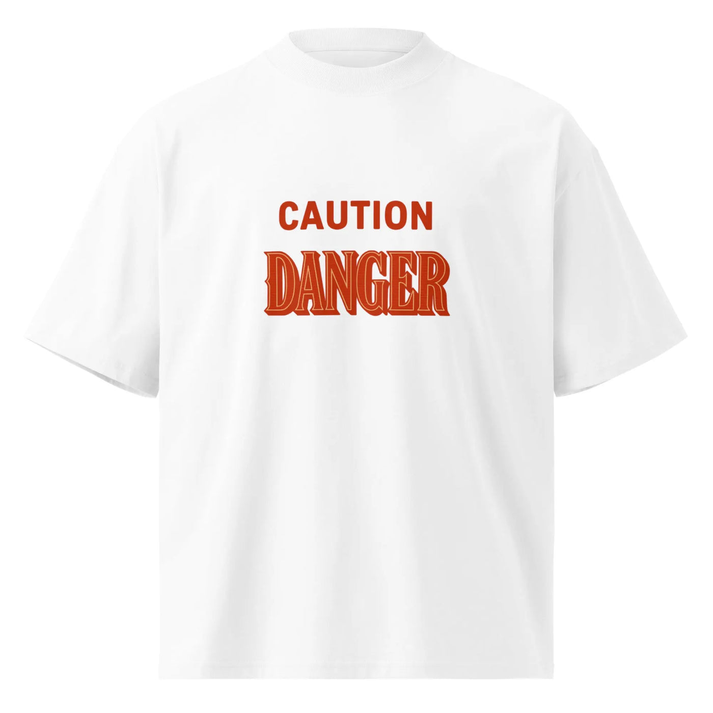 Unisex organic oversized high neck t-shirt - Backdrop BlissUnisex organic oversized high neck t-shirt