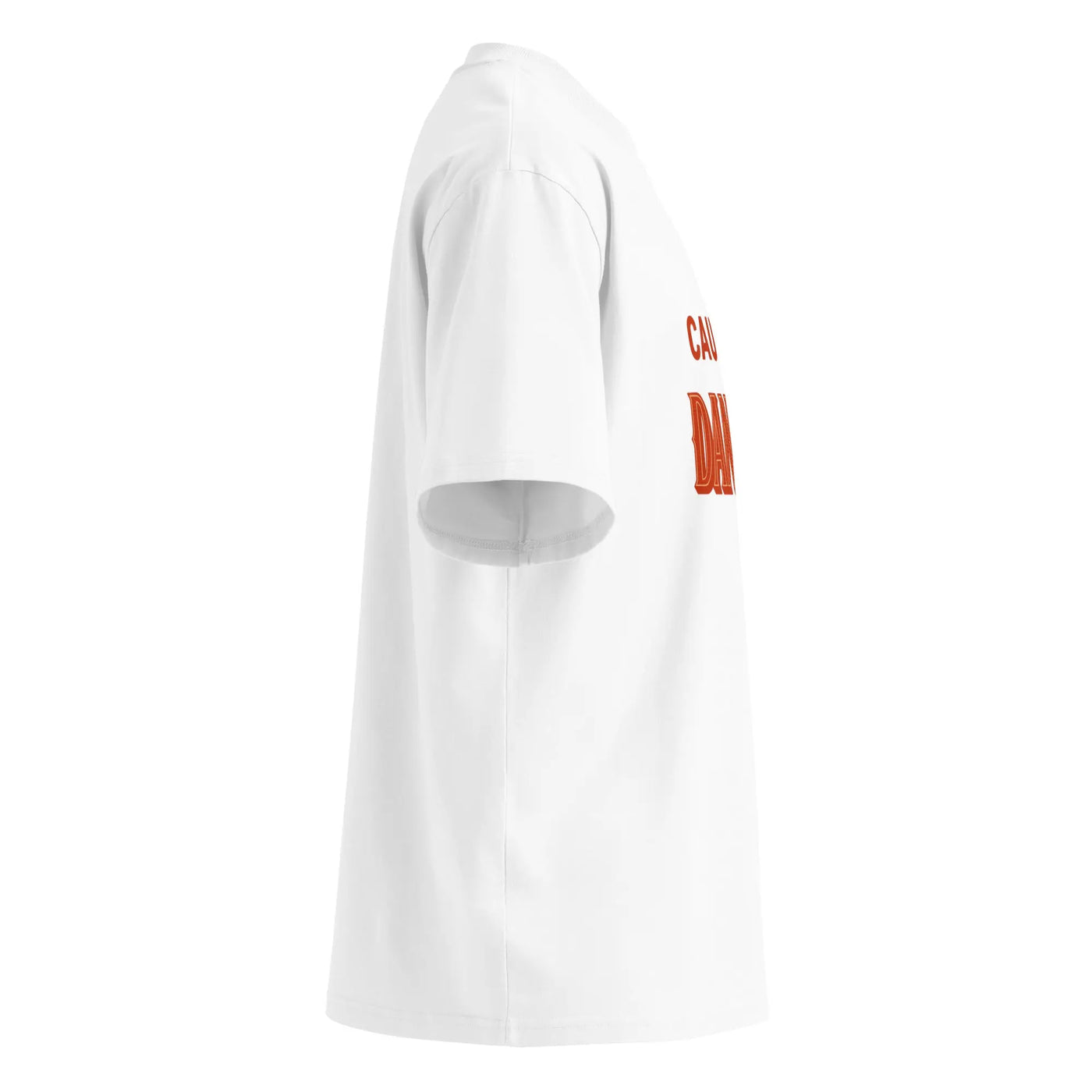 Unisex organic oversized high neck t-shirt - Backdrop BlissUnisex organic oversized high neck t-shirt