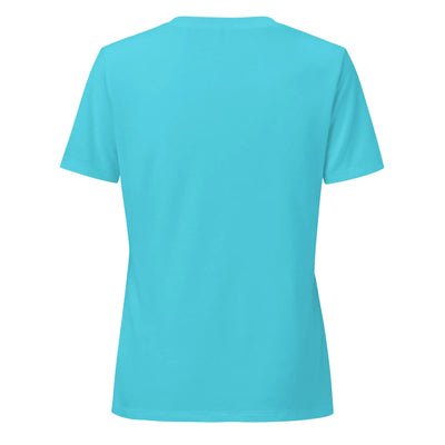 Women’s relaxed v - neck t-shirt - Backdrop BlissWomen’s relaxed v - neck t-shirt