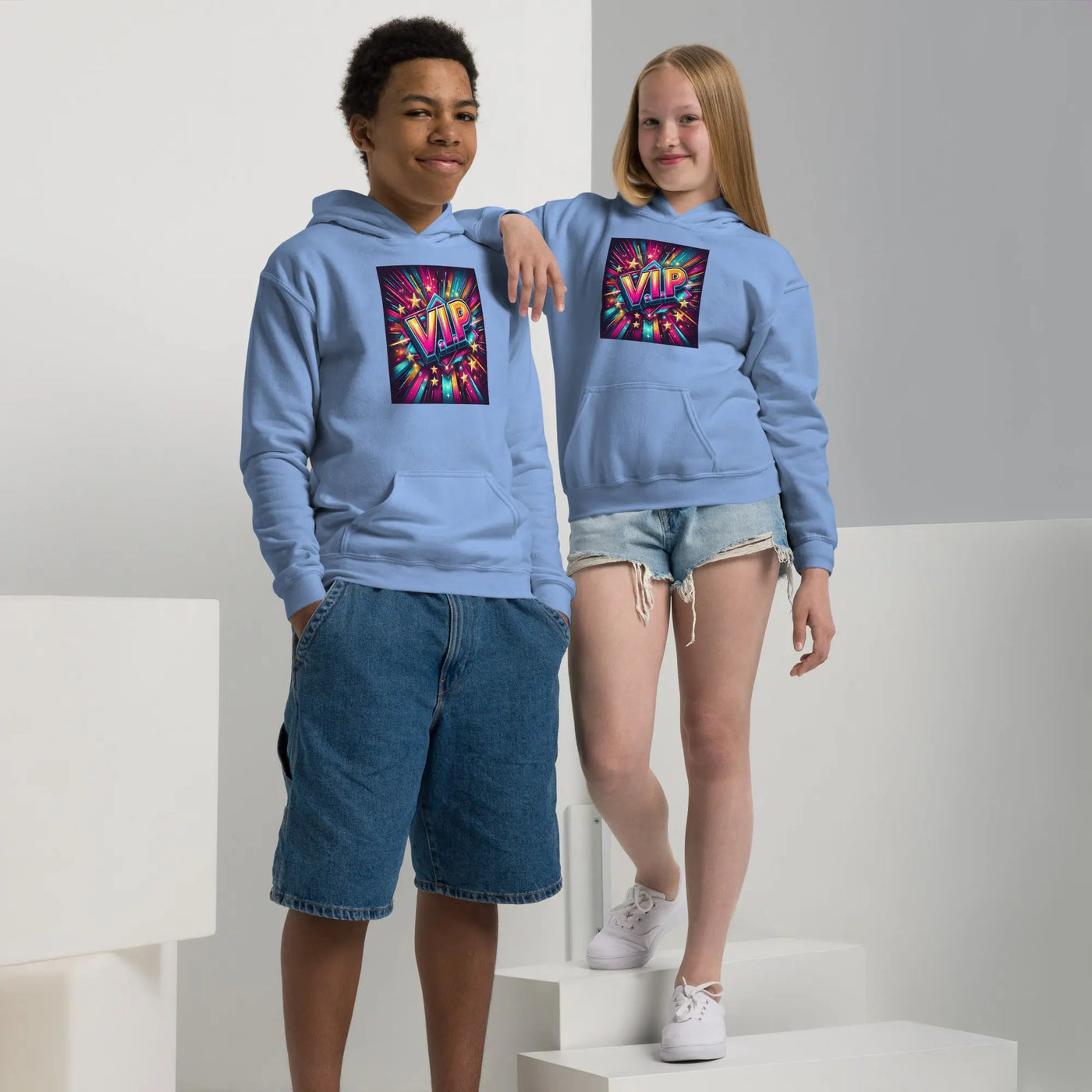 Youth heavy blend hoodie - Backdrop BlissYouth heavy blend hoodie