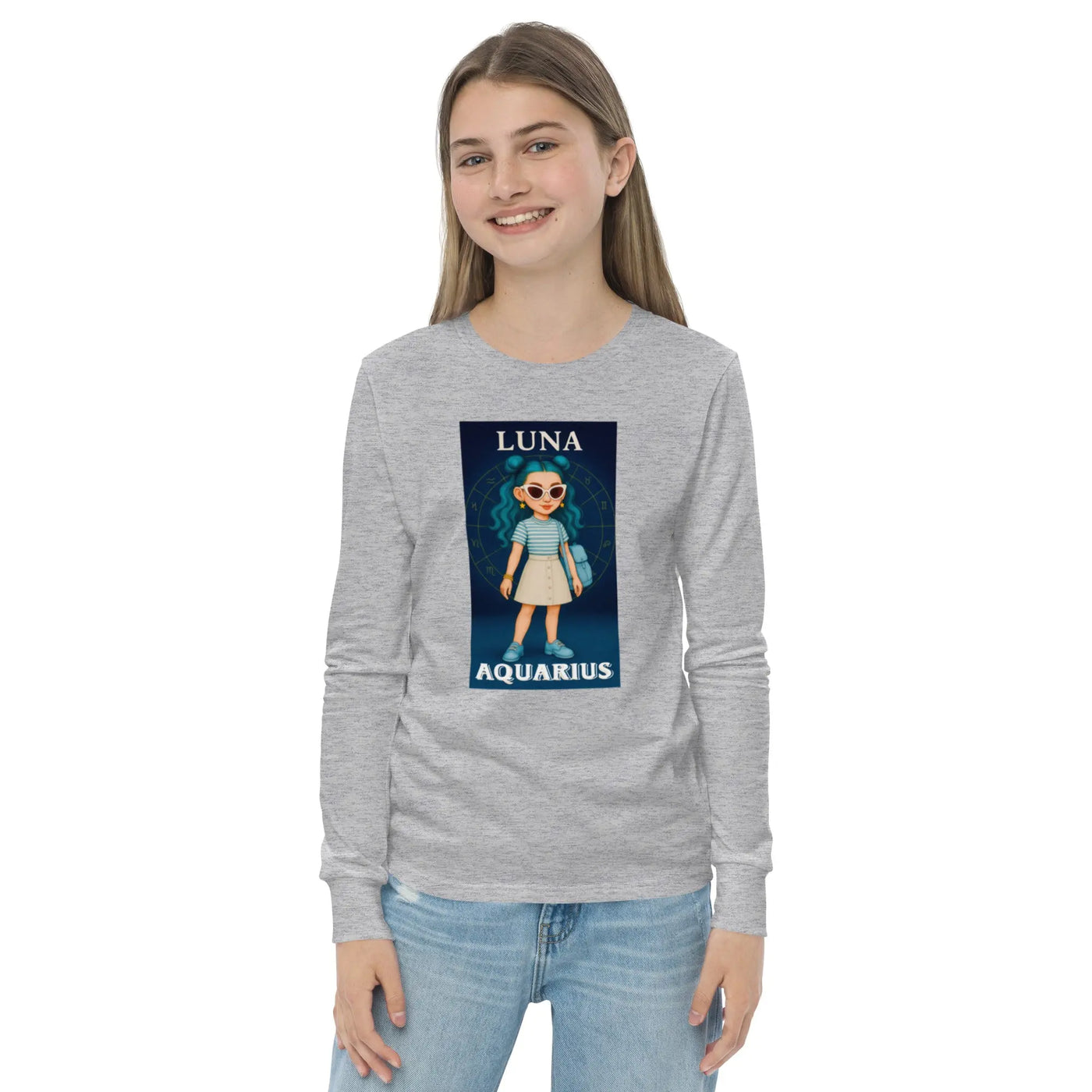 Youth long sleeve tee - Backdrop BlissYouth long sleeve tee