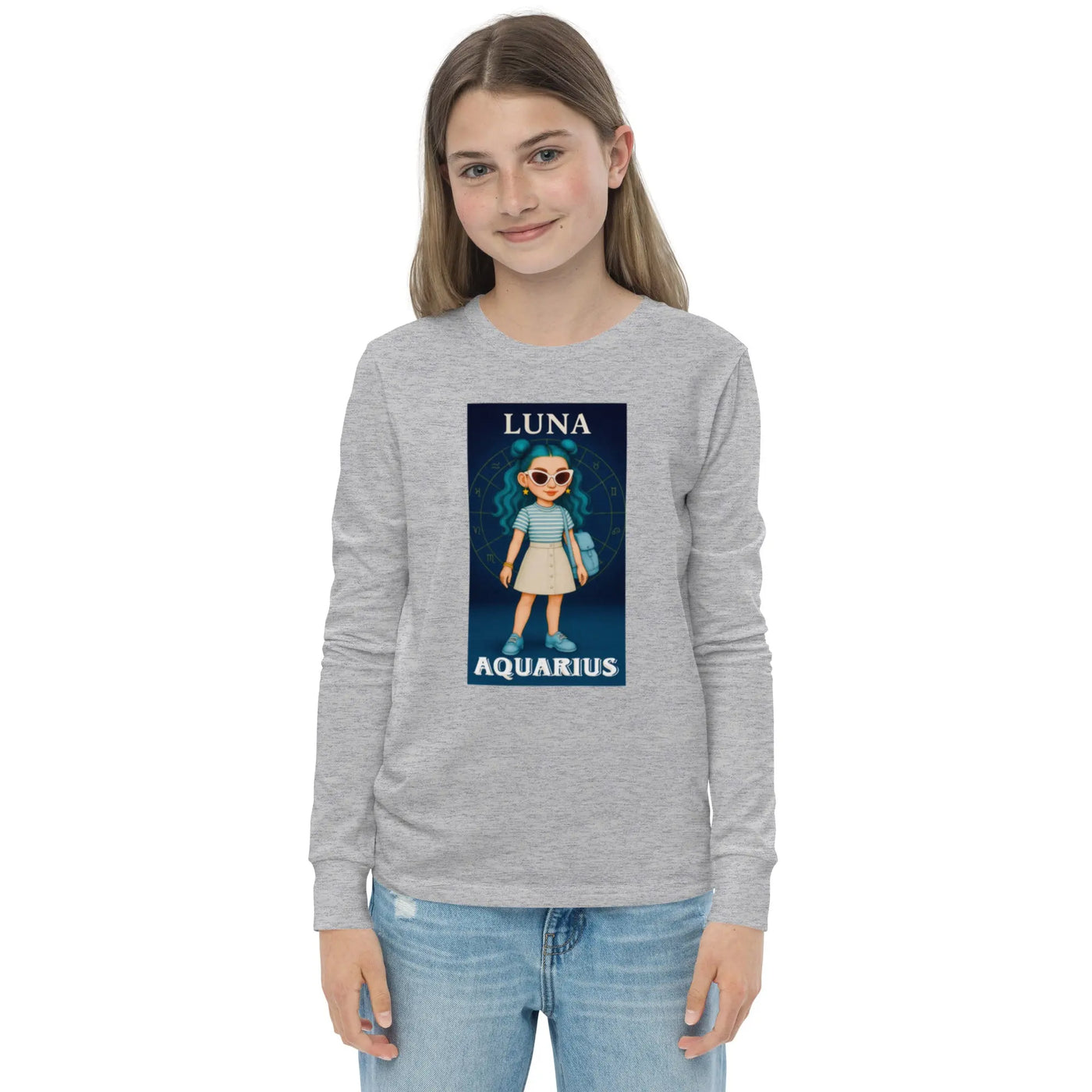 Youth long sleeve tee - Backdrop BlissYouth long sleeve tee