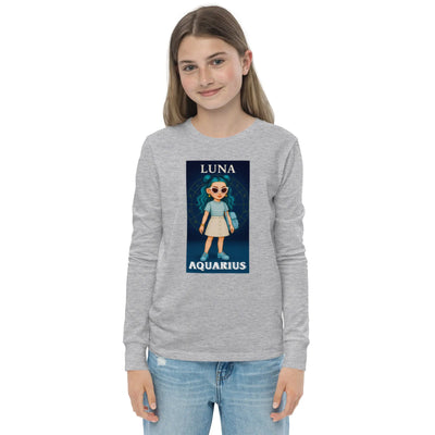 Youth long sleeve tee - Backdrop BlissYouth long sleeve tee