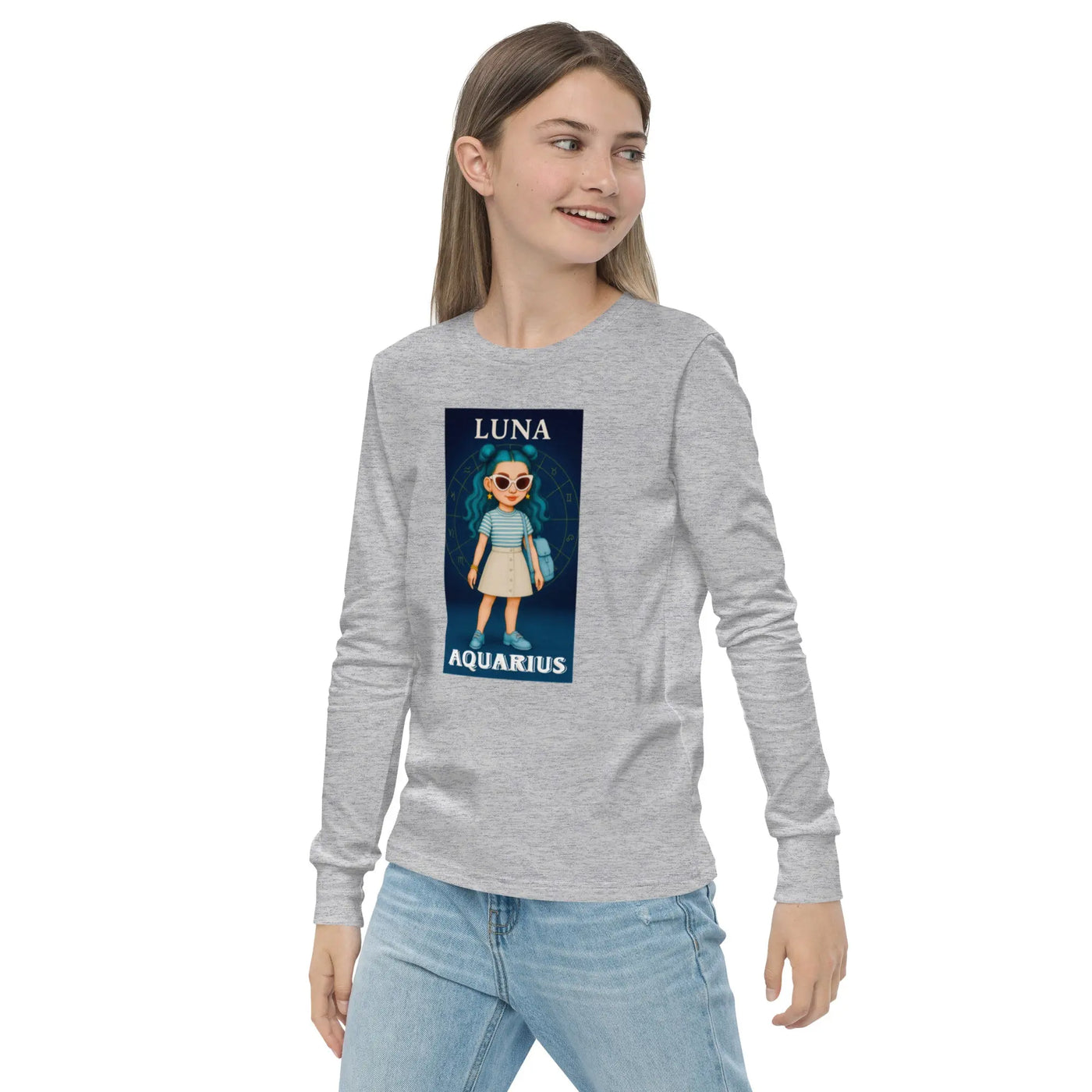 Youth long sleeve tee - Backdrop BlissYouth long sleeve tee