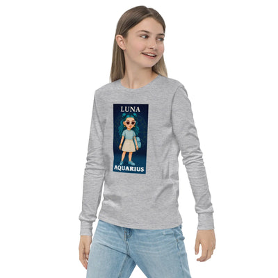 Youth long sleeve tee - Backdrop BlissYouth long sleeve tee