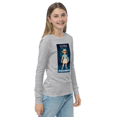 Youth long sleeve tee - Backdrop BlissYouth long sleeve tee
