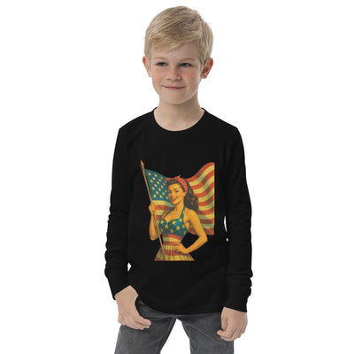 Youth long sleeve tee - Backdrop BlissYouth long sleeve tee