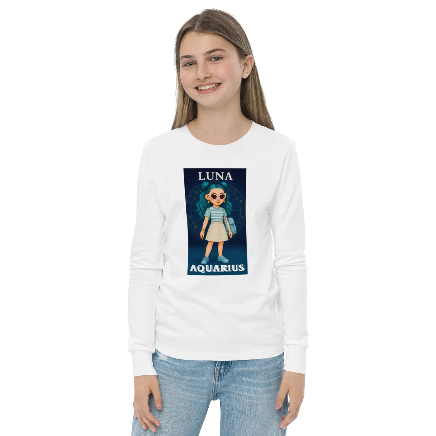 Youth long sleeve tee - Backdrop BlissYouth long sleeve tee