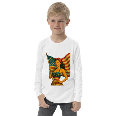 Youth long sleeve tee - Backdrop BlissYouth long sleeve tee