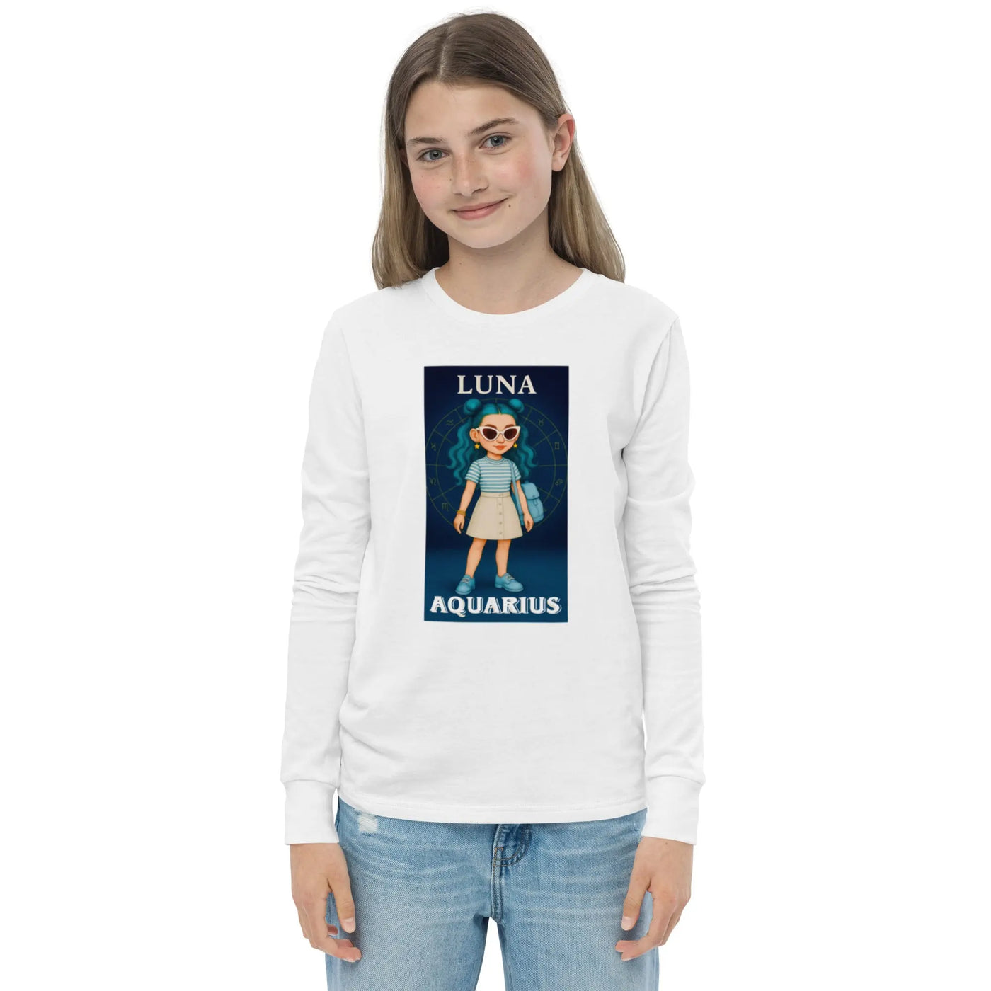 Youth long sleeve tee - Backdrop BlissYouth long sleeve tee