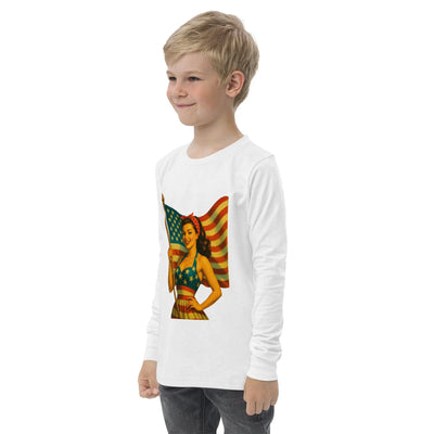 Youth long sleeve tee - Backdrop BlissYouth long sleeve tee